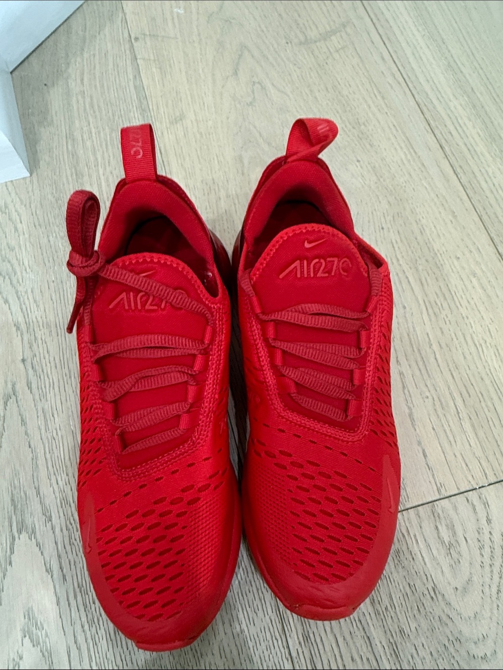 Nike Big Kids Air270 Athletic Sneakers in Red